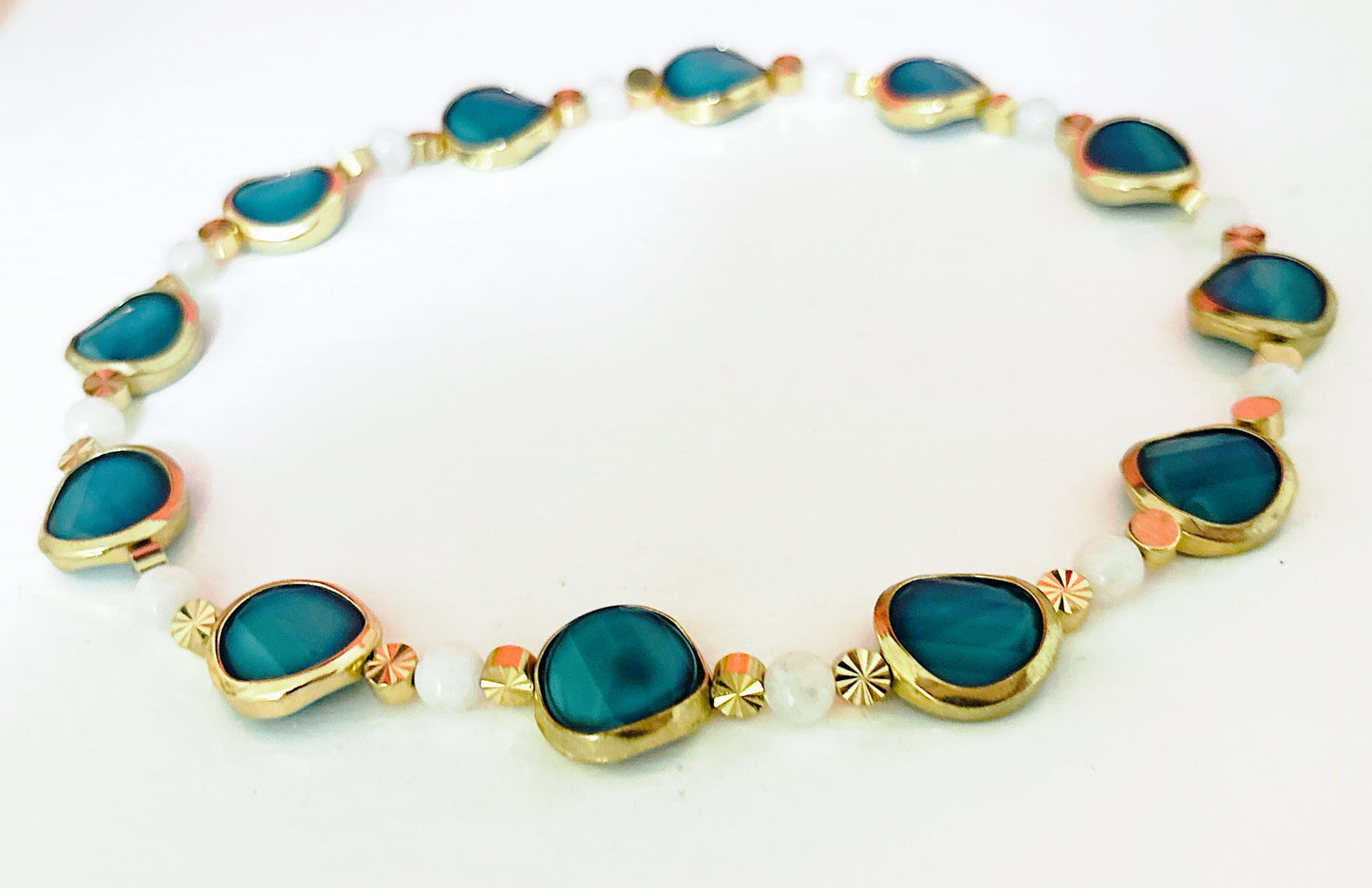 Jeweled Moonstone Necklace