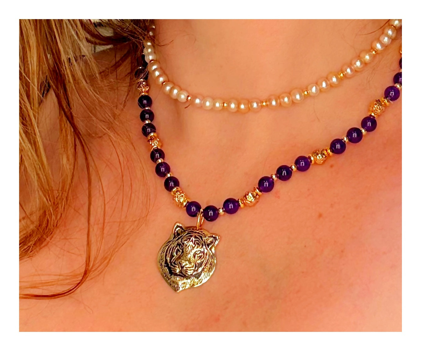 LSU Fierce Tiger Necklace