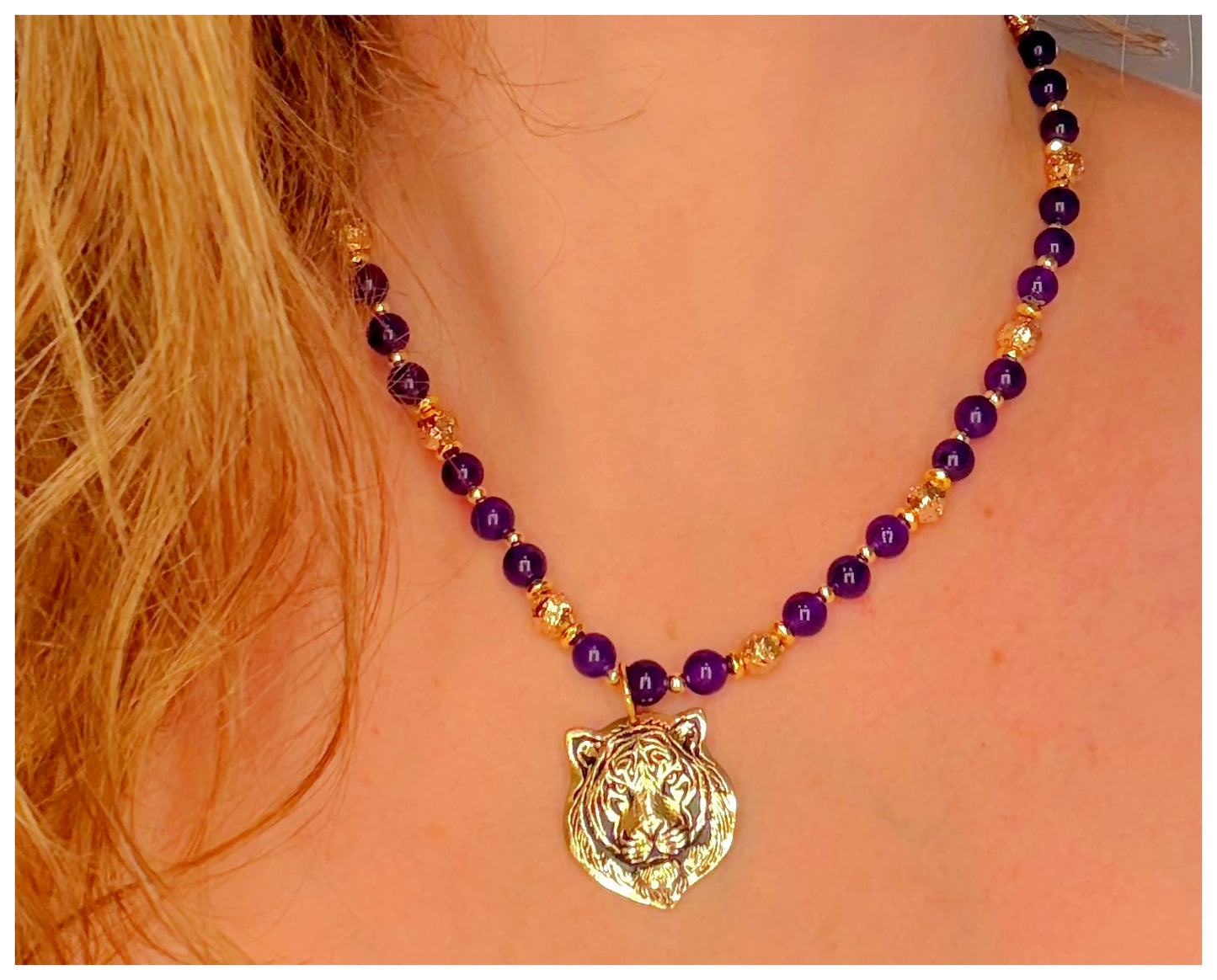 LSU Fierce Tiger Necklace