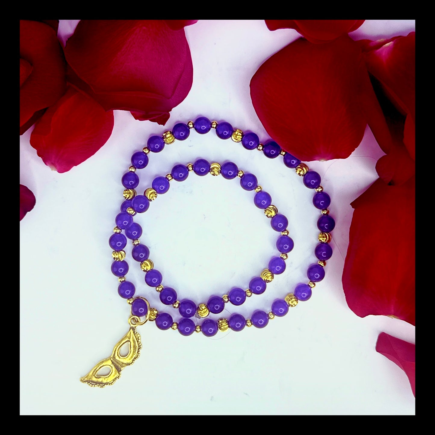 ✨Purple Jade Parade Necklace✨