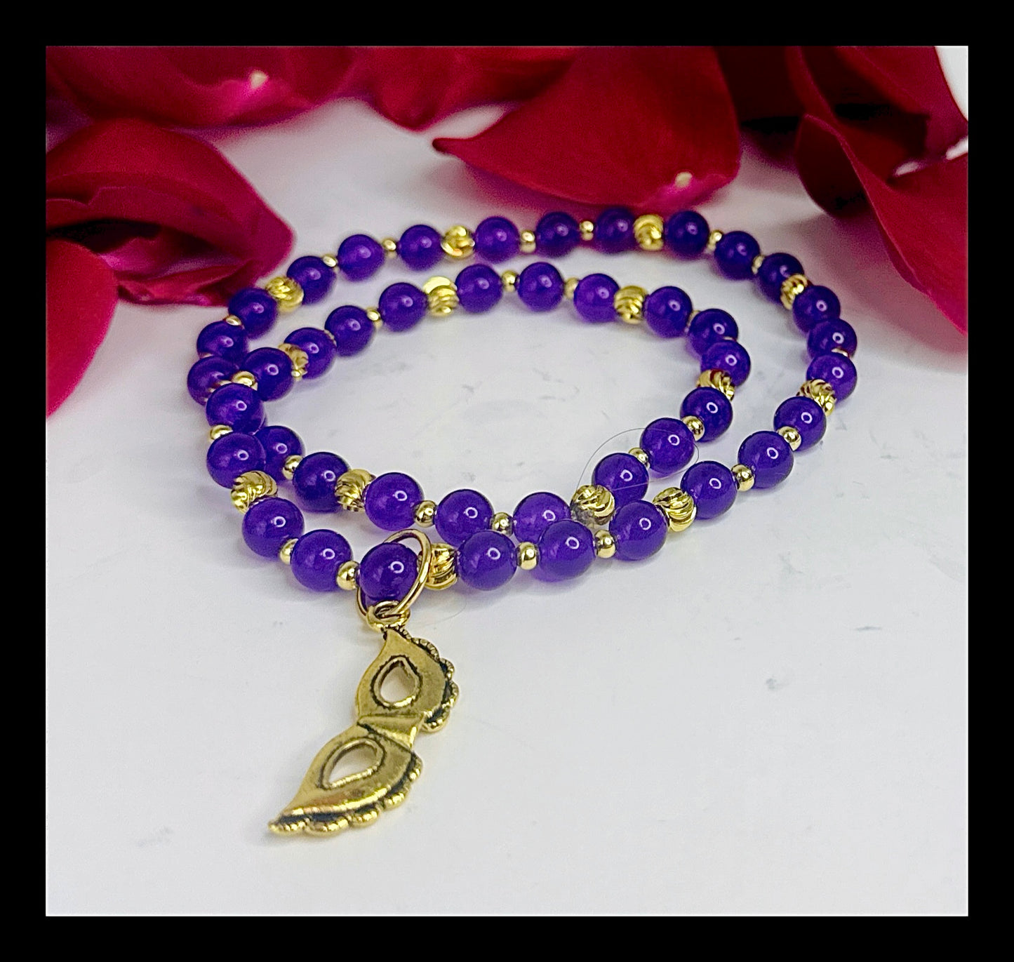 ✨Purple Jade Parade Necklace✨