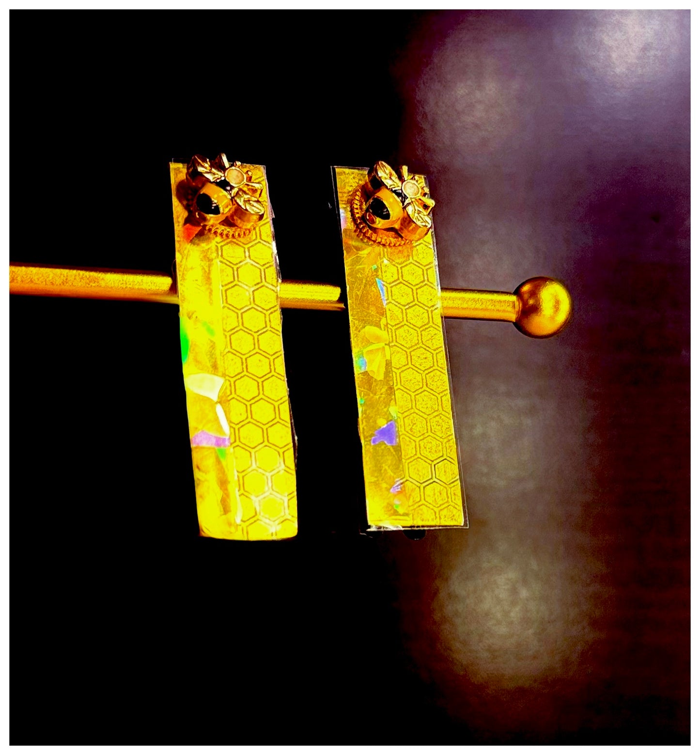✨Golden Bumblebee Hair Clip Set✨