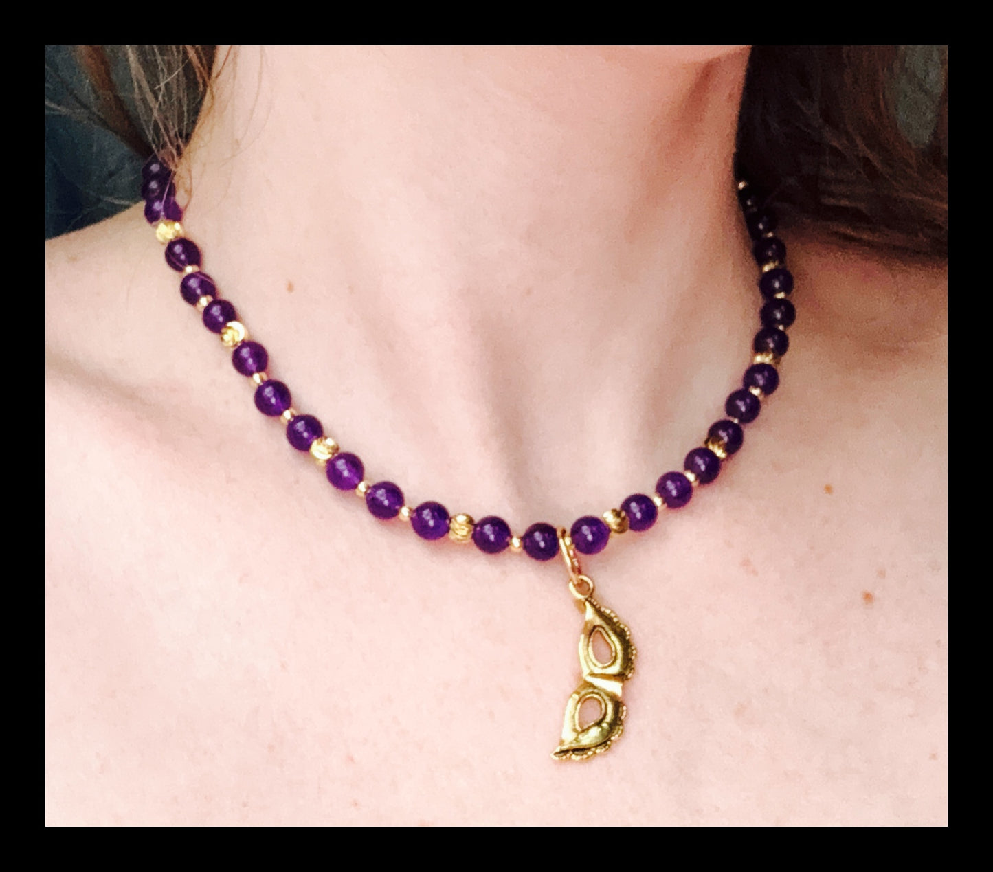 ✨Purple Jade Parade Necklace✨