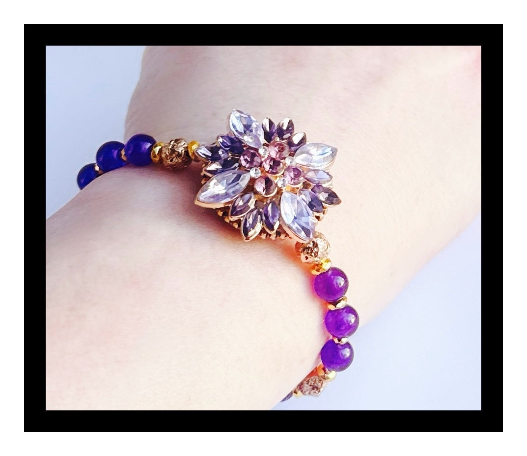 ✨Neptune’s Purple Jade Beauty Bracelet✨