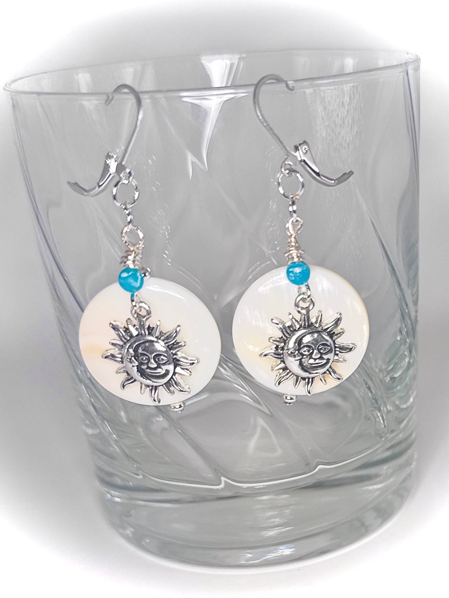 Healing Serpentine Sunrise Earrings