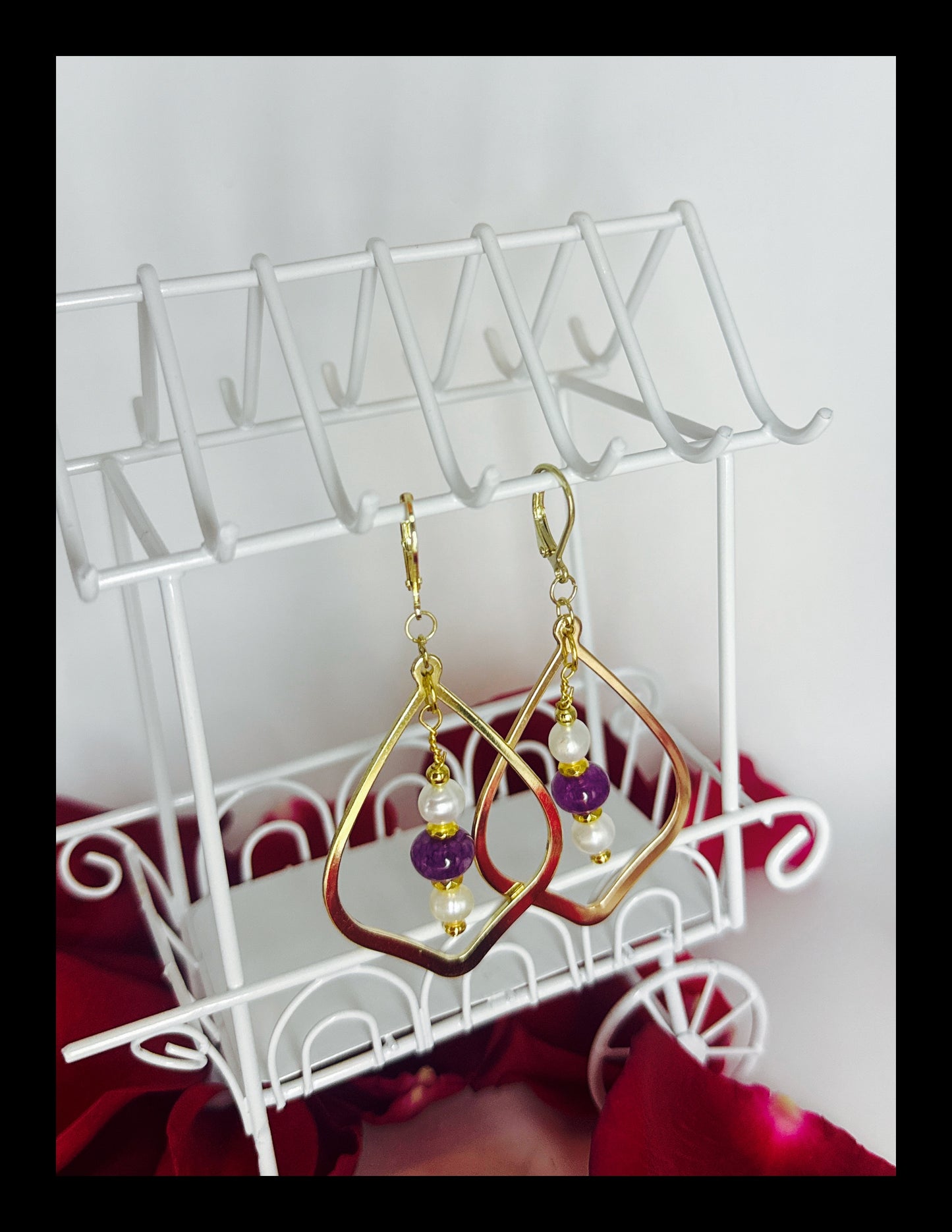 ✨ Elegant June Birthstone Earrings✨