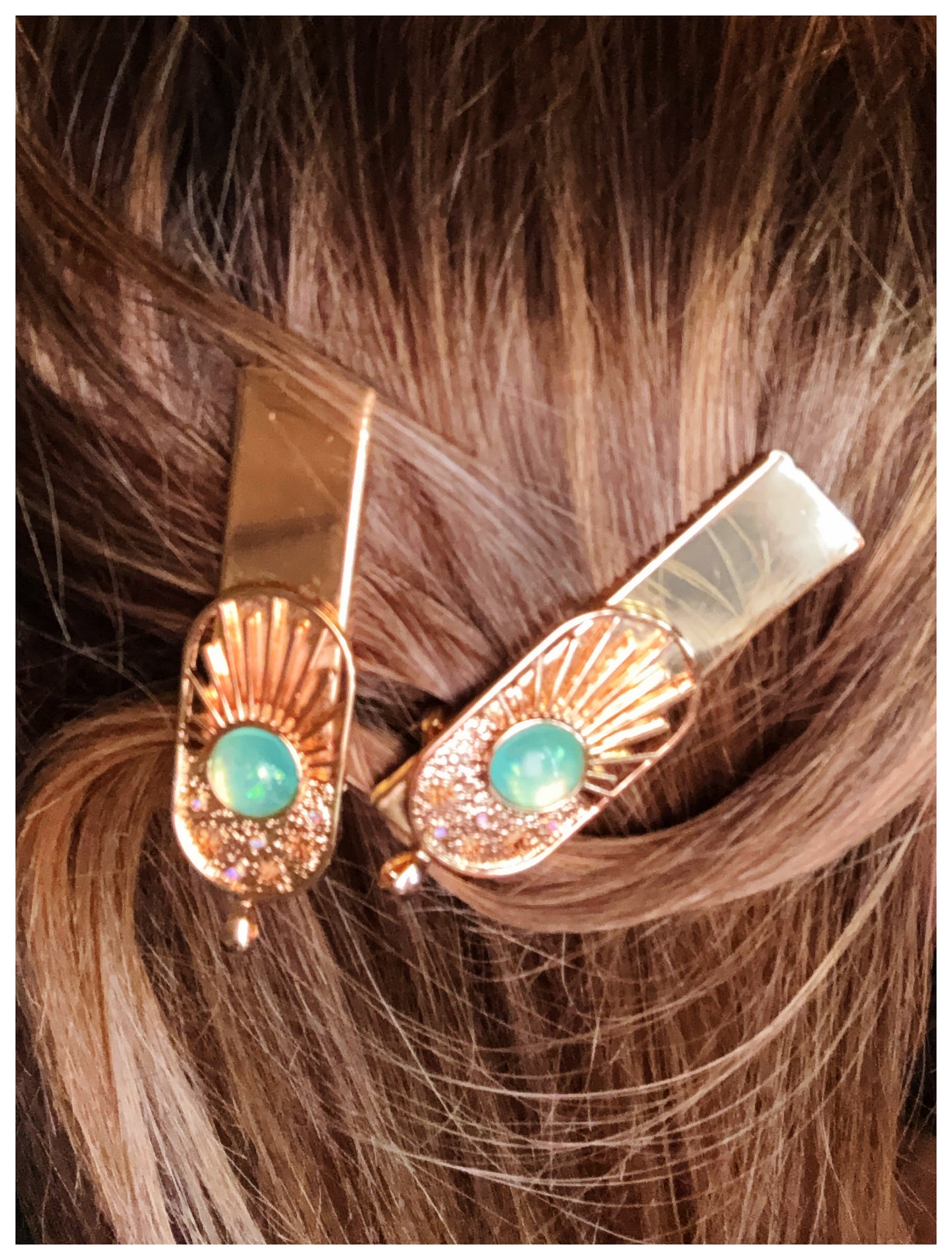 ✨Sacred Sun Worshipper Hair Clips✨