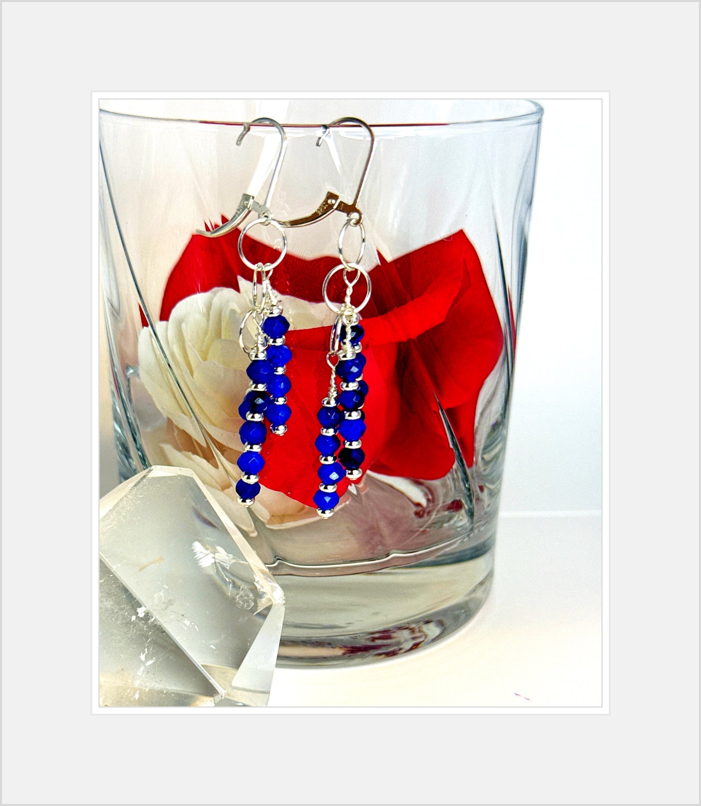 ✨Stunning Sapphire and Silver Earring Set✨