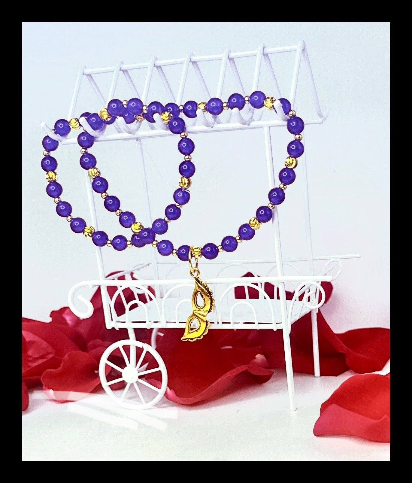 ✨Purple Jade Parade Necklace✨