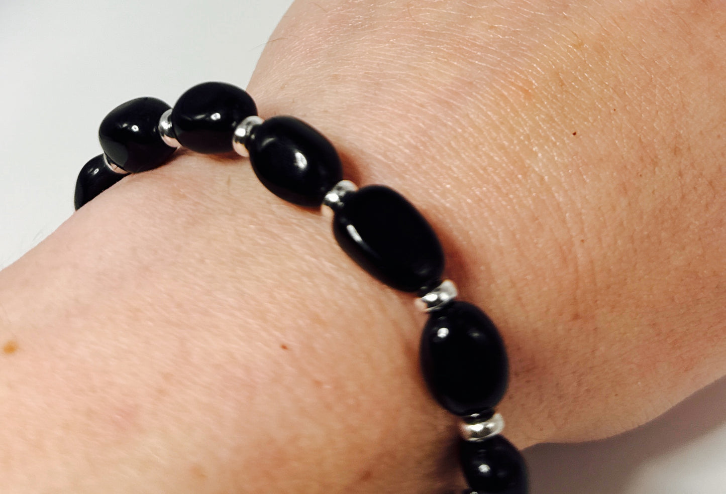 **Beautiful Black Jasper Bracelet 2.0**