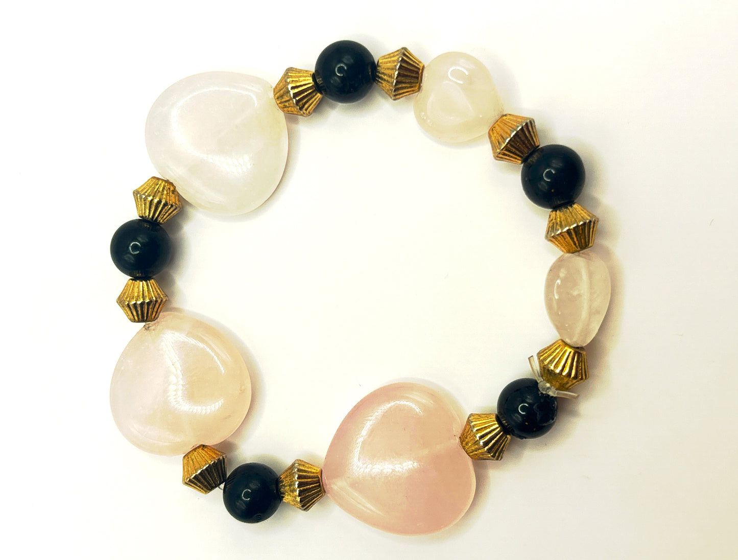 **Refined Rose Quartz Bracelet**