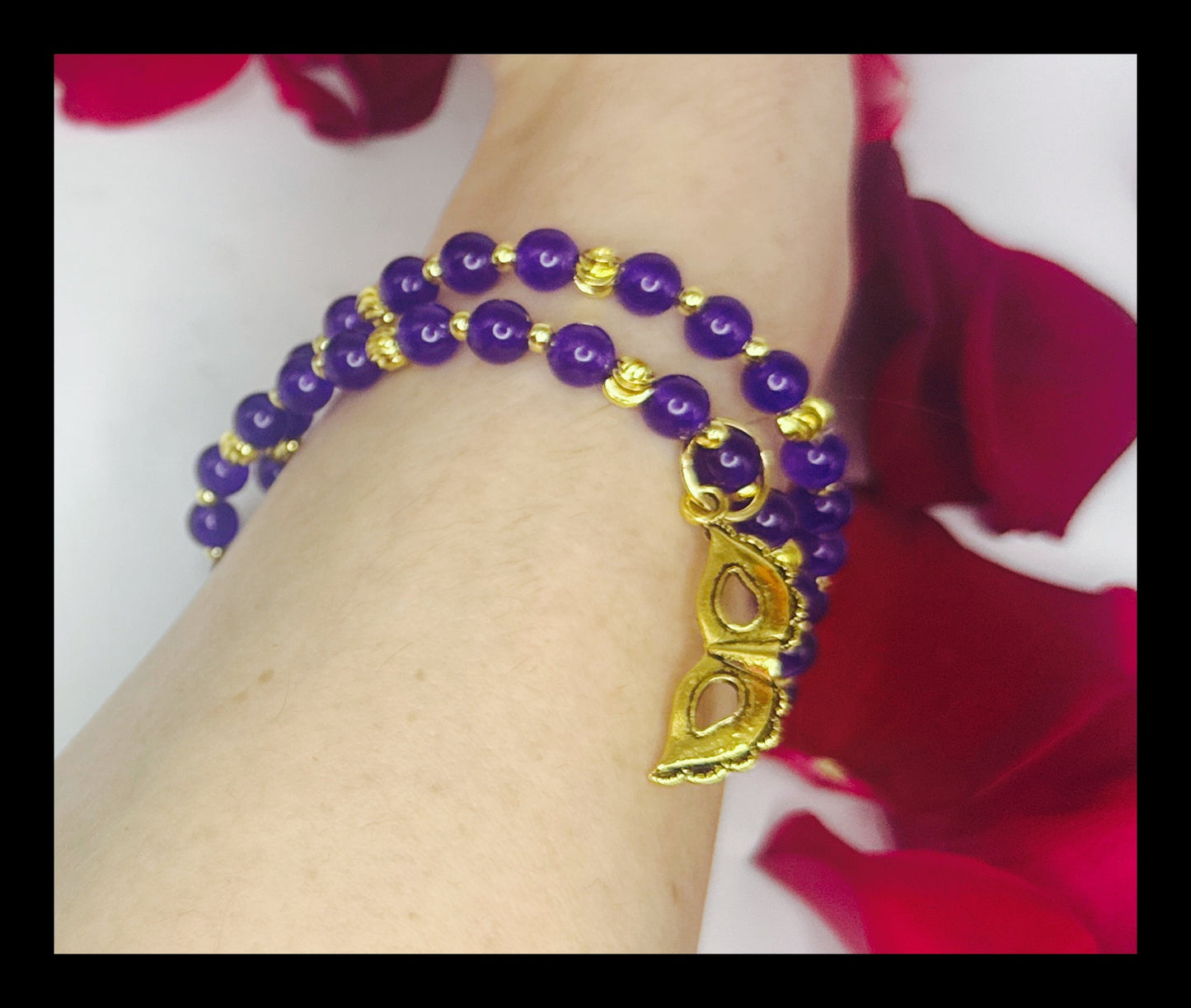 ✨Purple Jade Parade Necklace✨