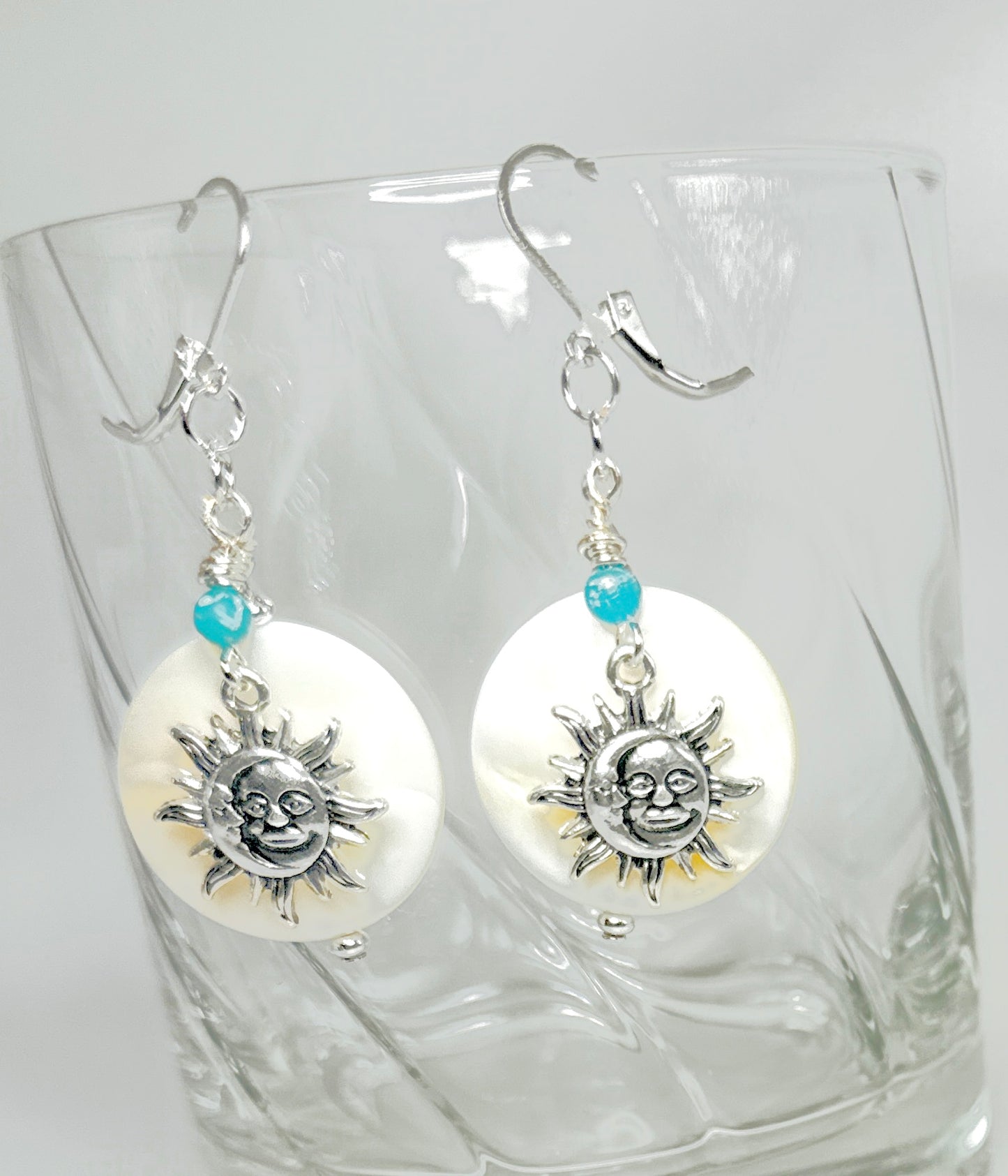 Healing Serpentine Sunrise Earrings
