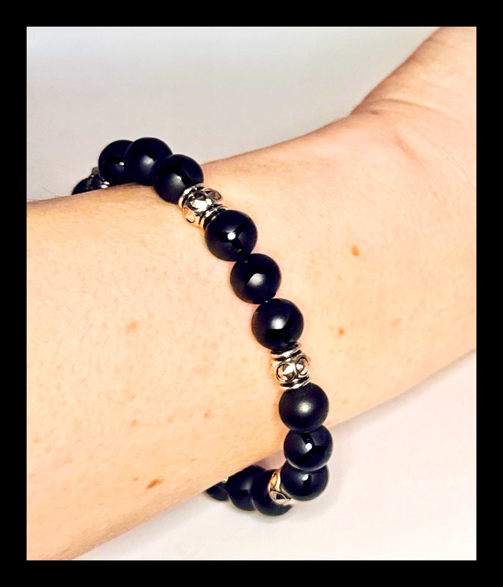 **Tibetan Onyx Sacred Protection Bracelet**