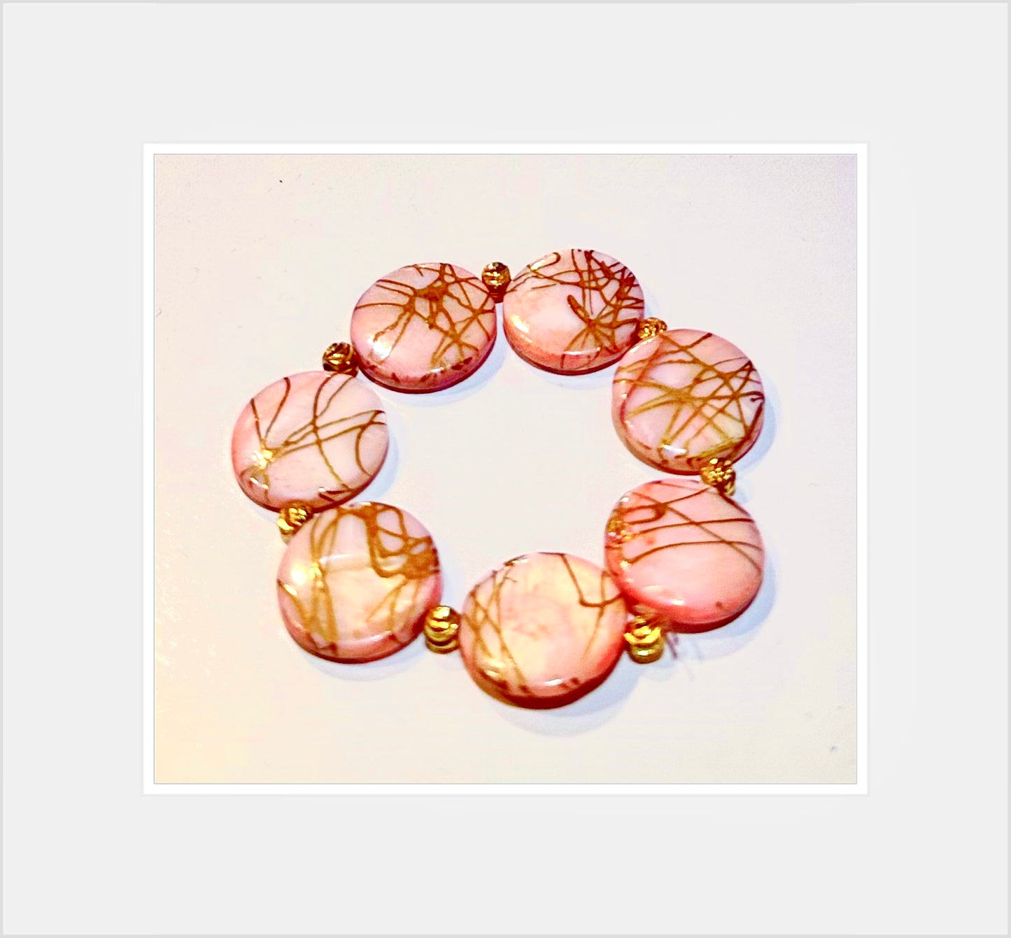 Sunset Seashell Bracelet