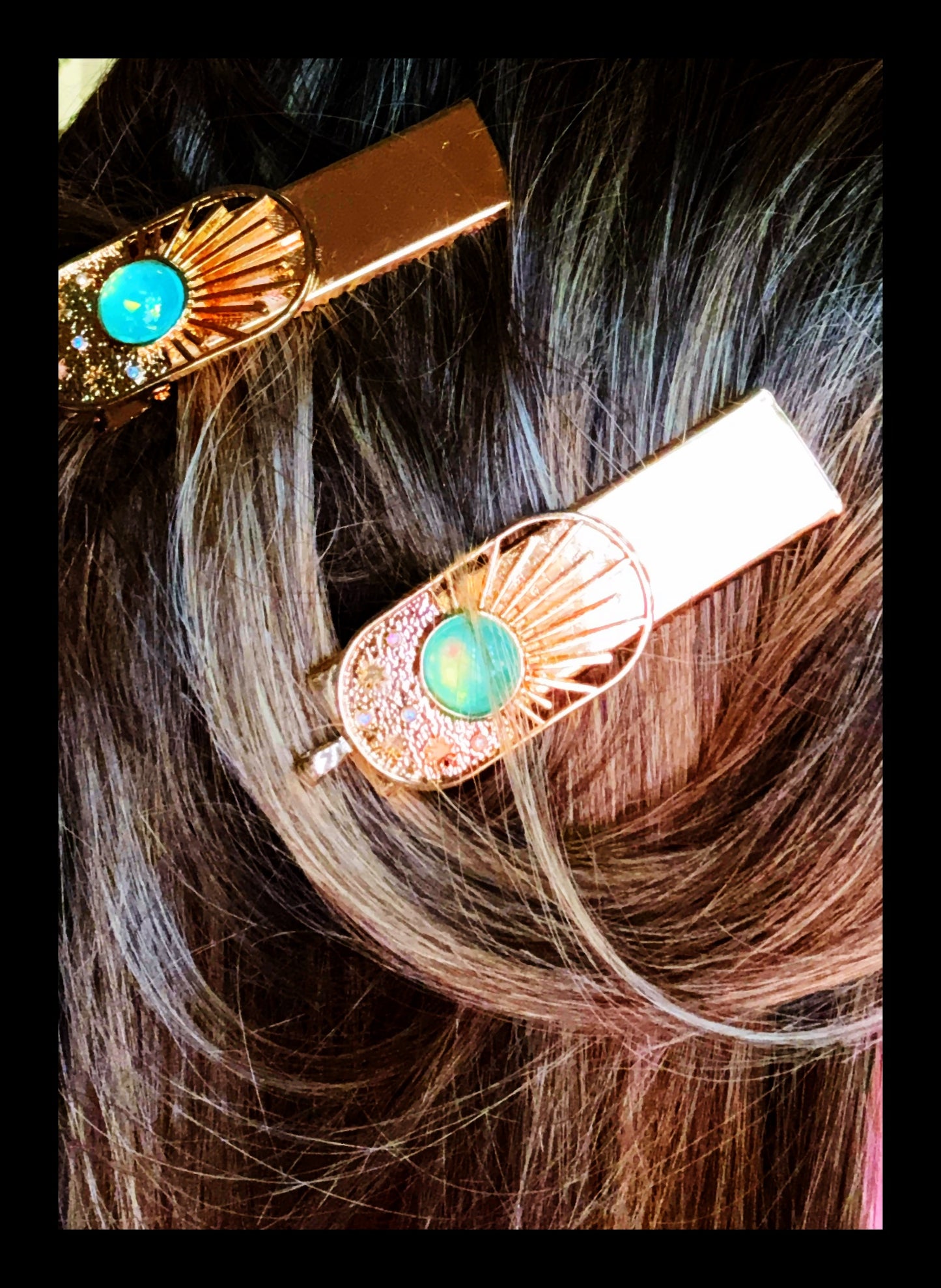 ✨Sacred Sun Worshipper Hair Clips✨