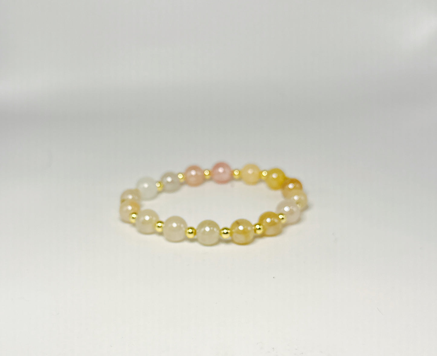 Sunstone and Gold Glow Glamour Bracelet