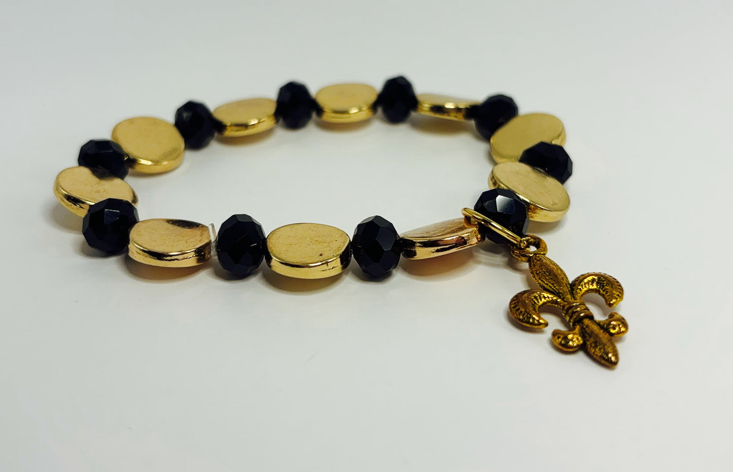 Black and Gold Shine Bracelet