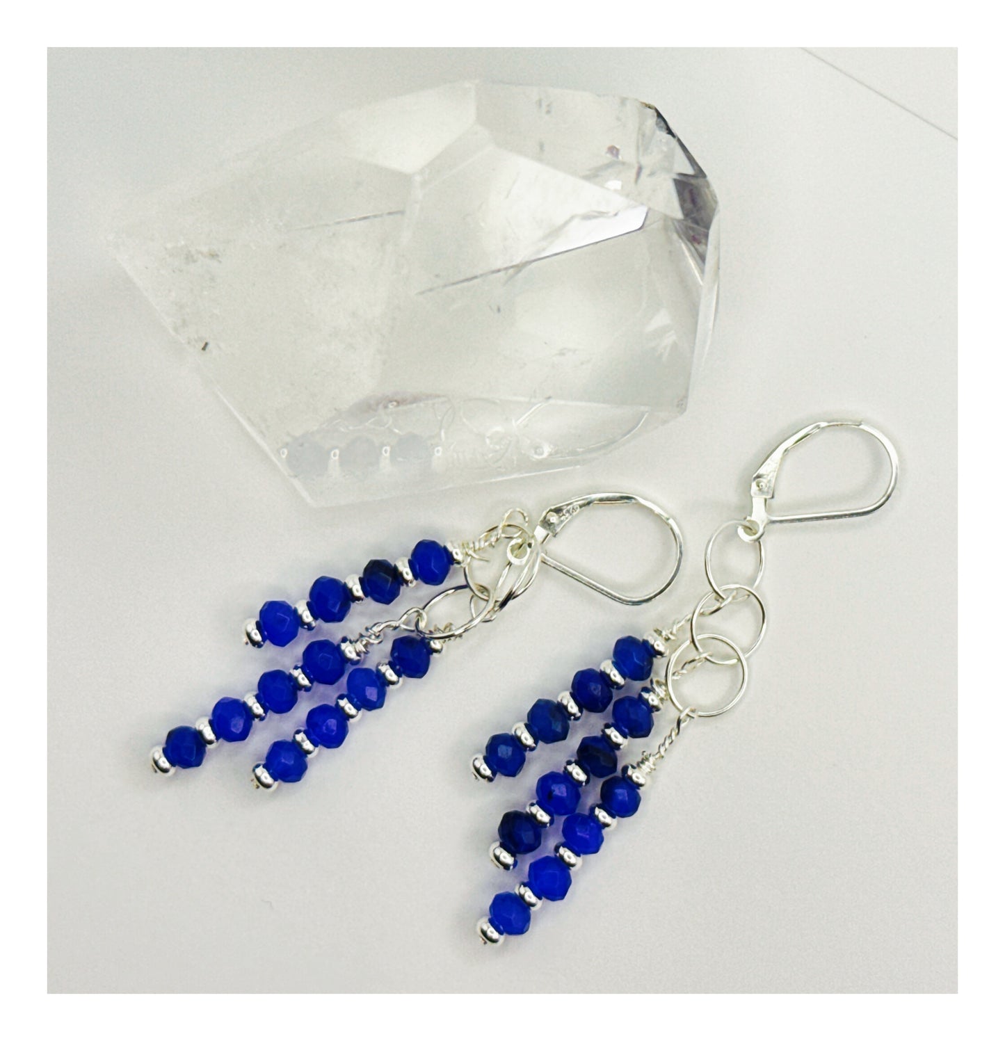 ✨Stunning Sapphire and Silver Earring Set✨