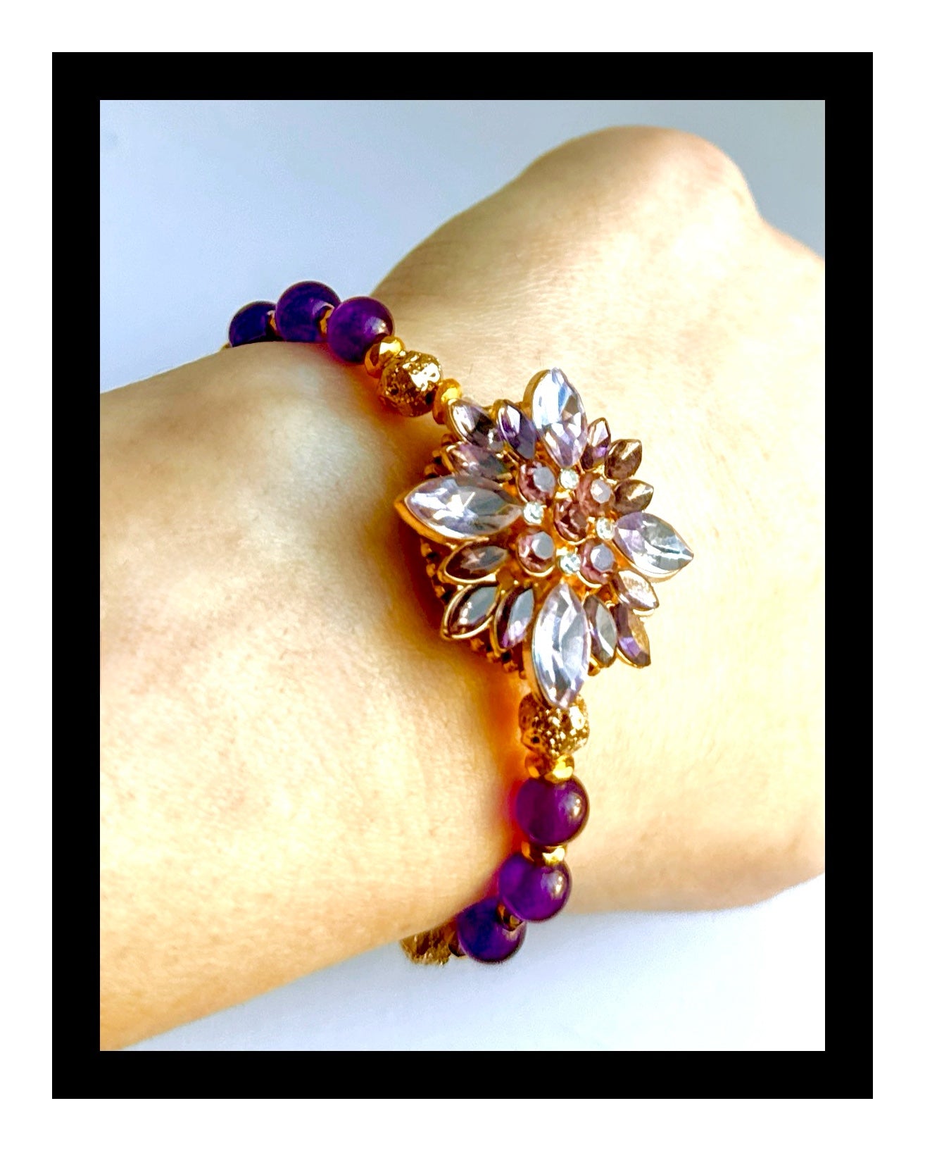 ✨Neptune’s Purple Jade Beauty Bracelet✨