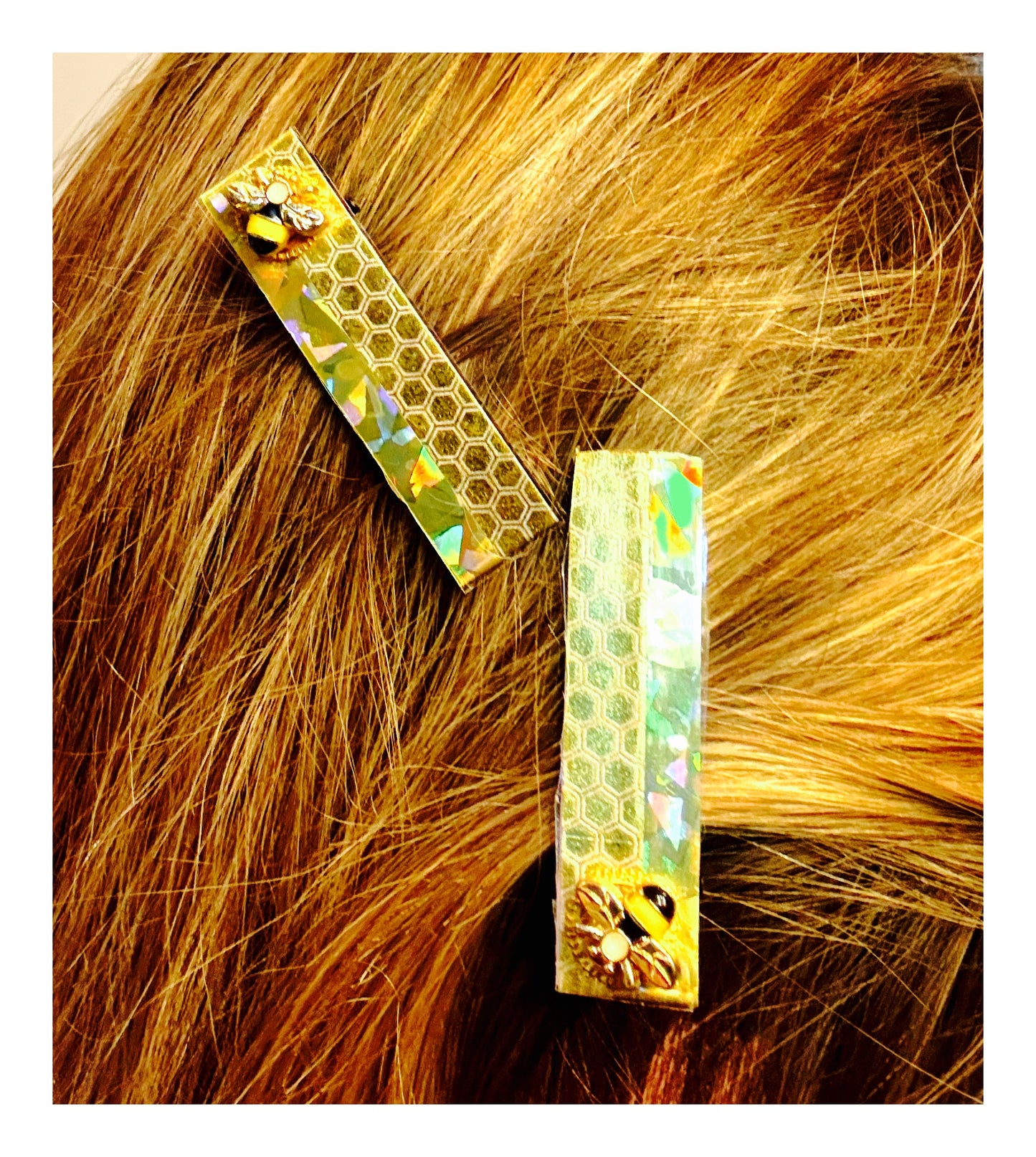 ✨Golden Bumblebee Hair Clip Set✨