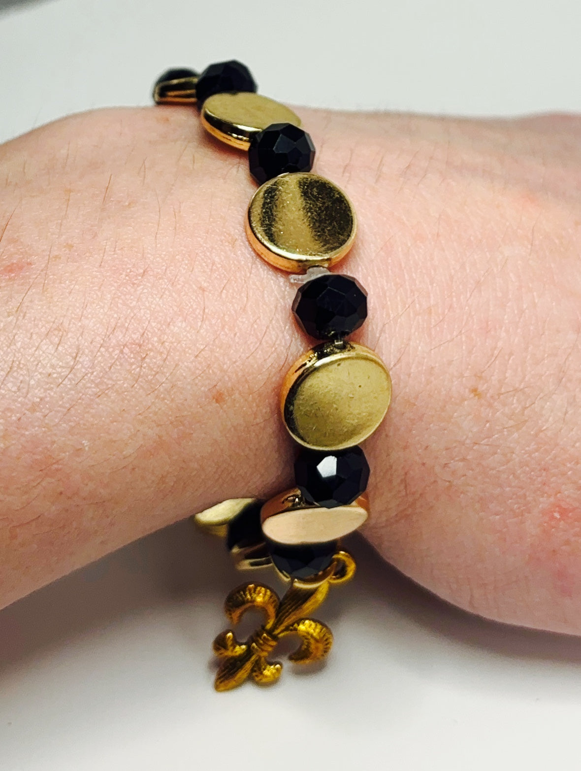Black and Gold Shine Bracelet