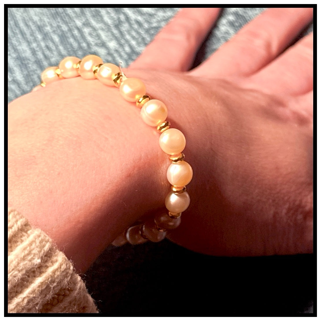Elegant Simple Pearl Set