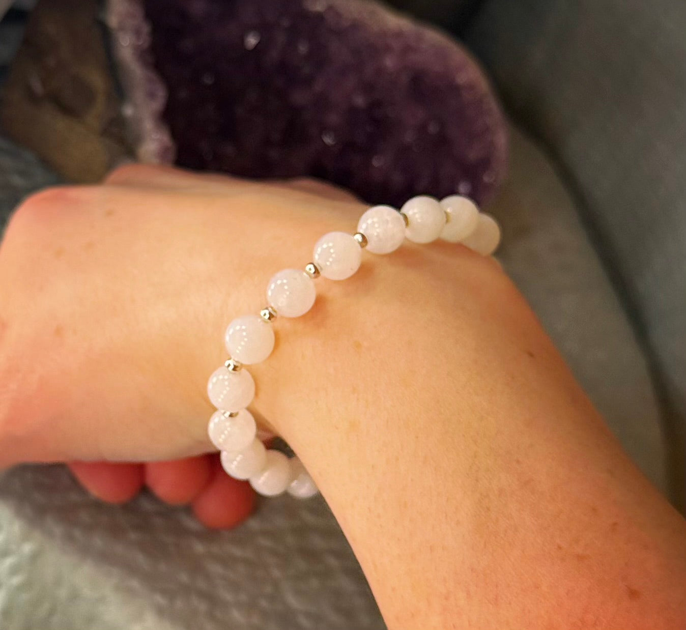 Majestic Silver Moonstone Bracelet
