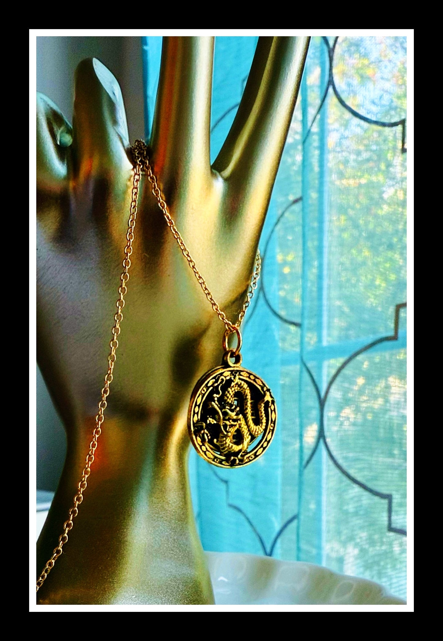 ✨Sacred Dragon Medallion Necklace✨