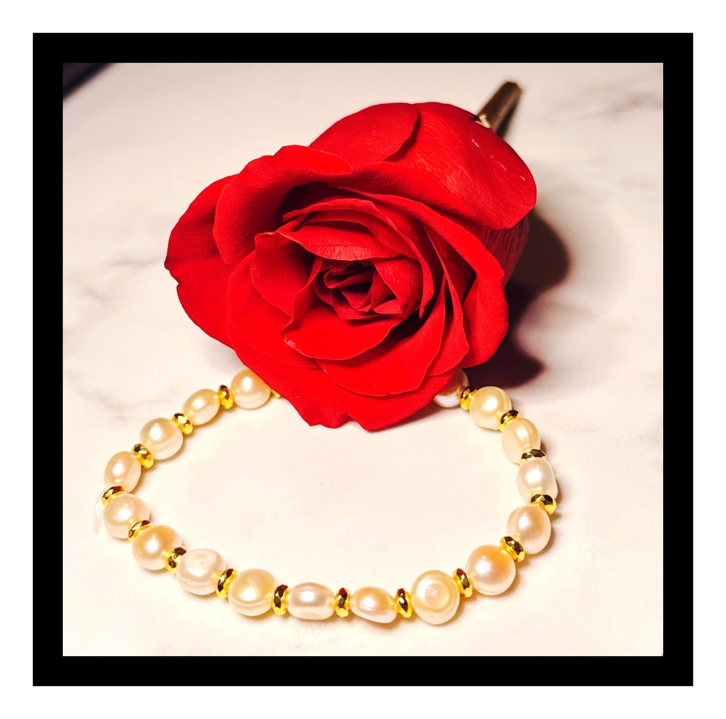Elegant Simple Pearl Set