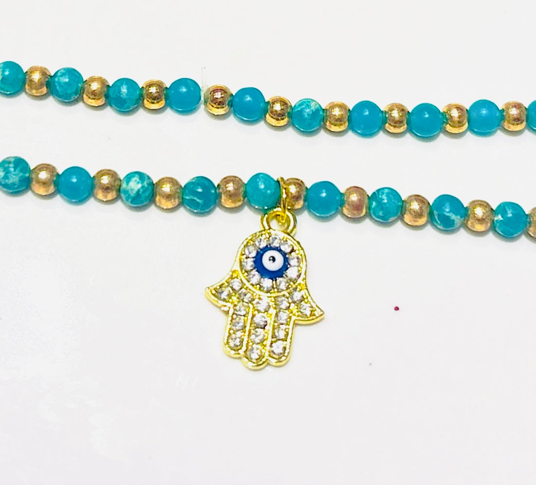 Sacred Serpentine Gemstone Necklace