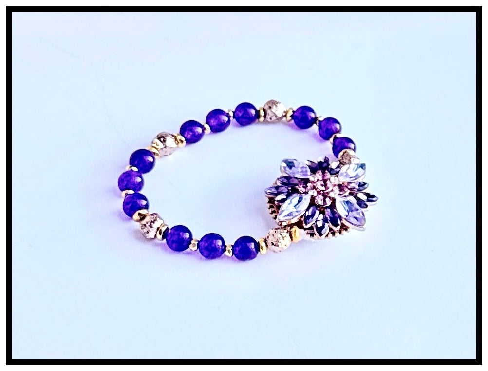 ✨Neptune’s Purple Jade Beauty Bracelet✨