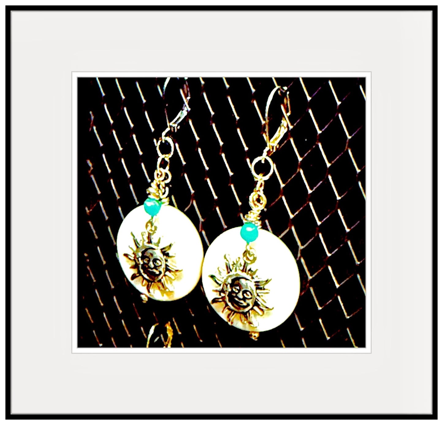 Healing Serpentine Sunrise Earrings