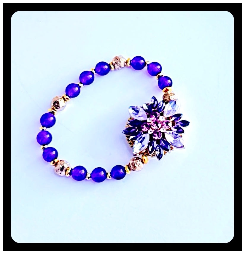 ✨Neptune’s Purple Jade Beauty Bracelet✨