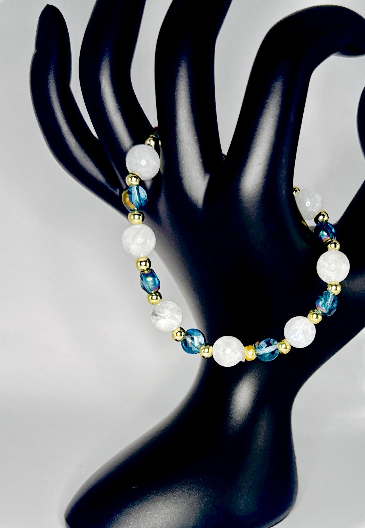 Blue Moonstone Blessings Bracelet
