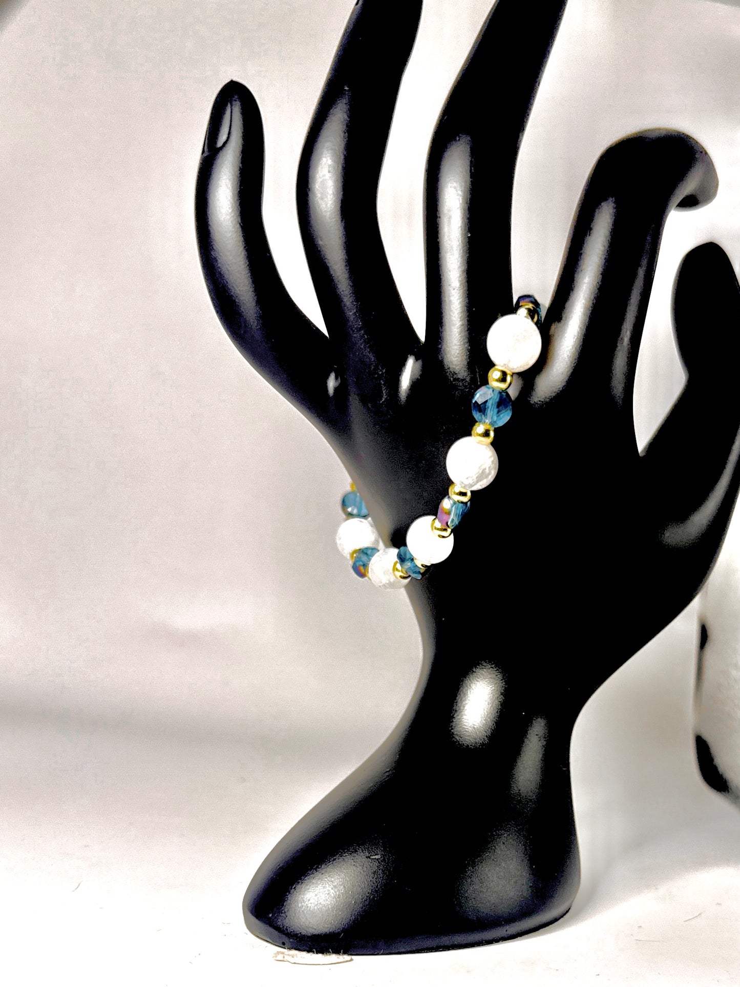 Blue Moonstone Blessings Bracelet