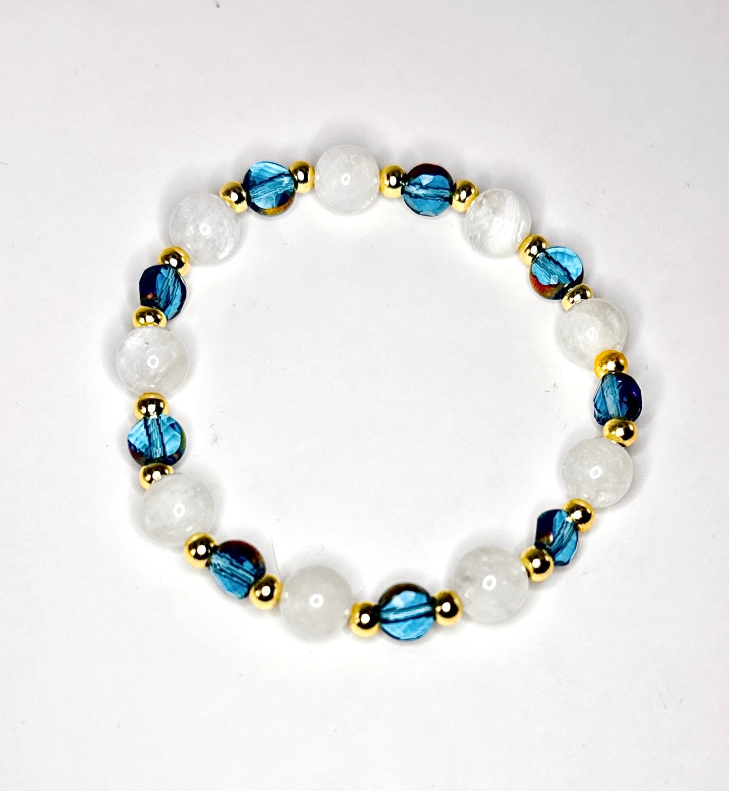 Blue Moonstone Blessings Bracelet