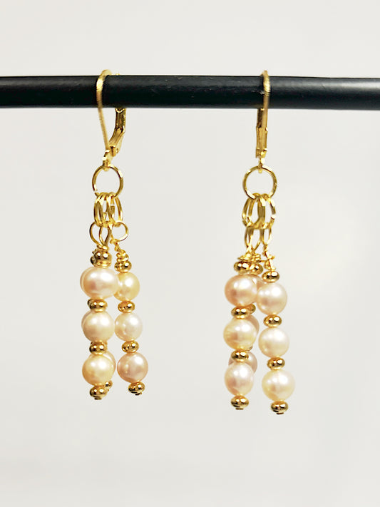 Precious Pearl Chandelier Earrings