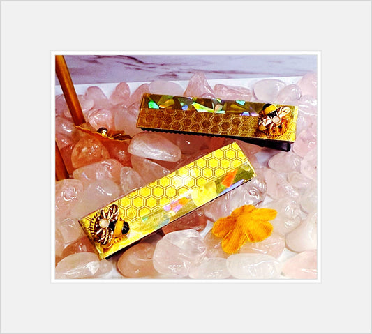 ✨Golden Bumblebee Hair Clip Set✨