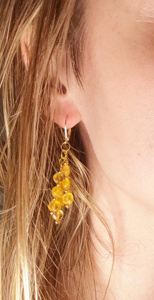 Citrine Sunrise Earrings