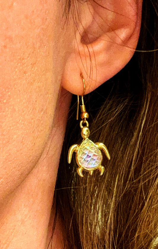 Majestic Turtle Earrings