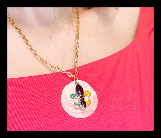 ✨ Mardi Gras Color-Splash Necklace ✨