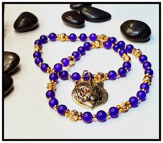 LSU Fierce Tiger Necklace