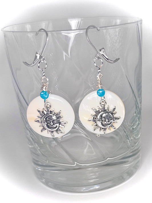 Healing Serpentine Sunrise Earrings