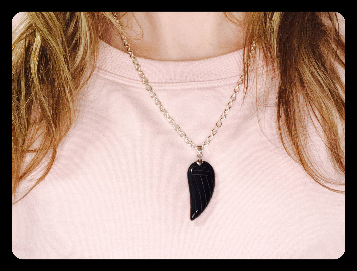 ✨Black Obsidian Power-Pendant Necklace✨