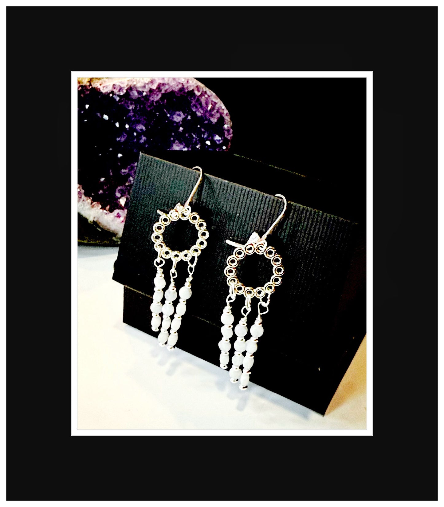 Chandelier Moonbeam Earrings