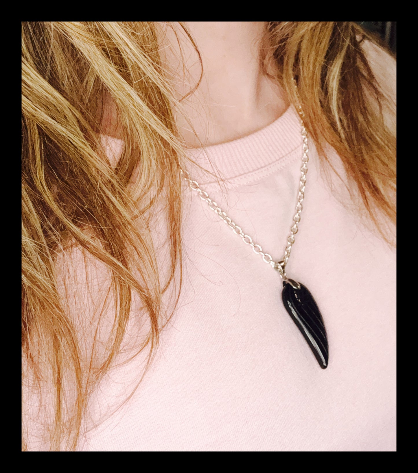 ✨Black Obsidian Power-Pendant Necklace✨