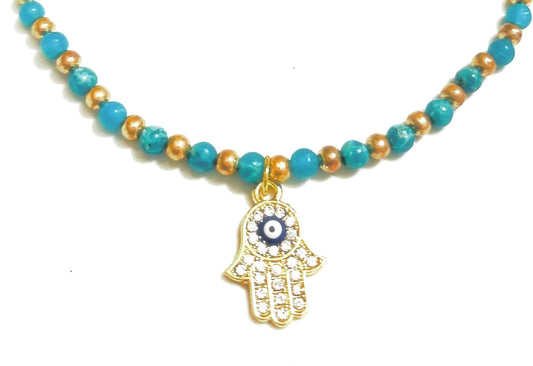 Sacred Serpentine Gemstone Necklace