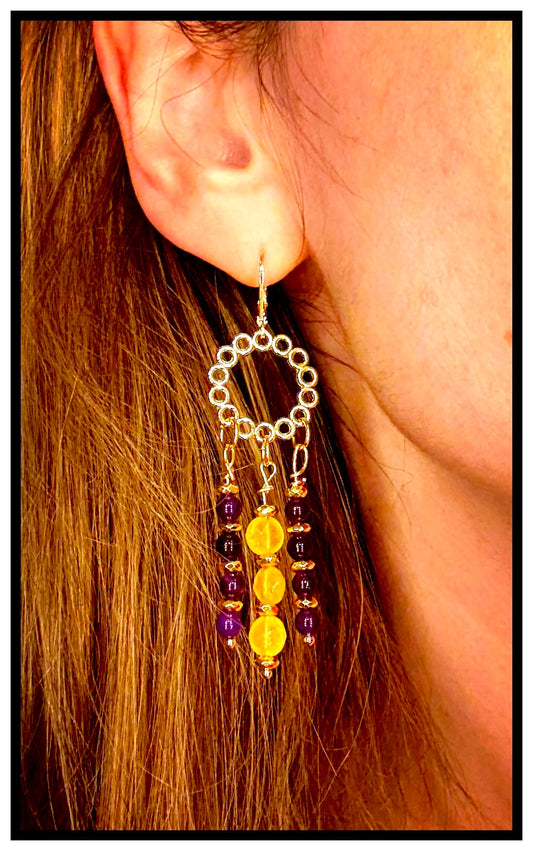 LSU After Party Earrings
