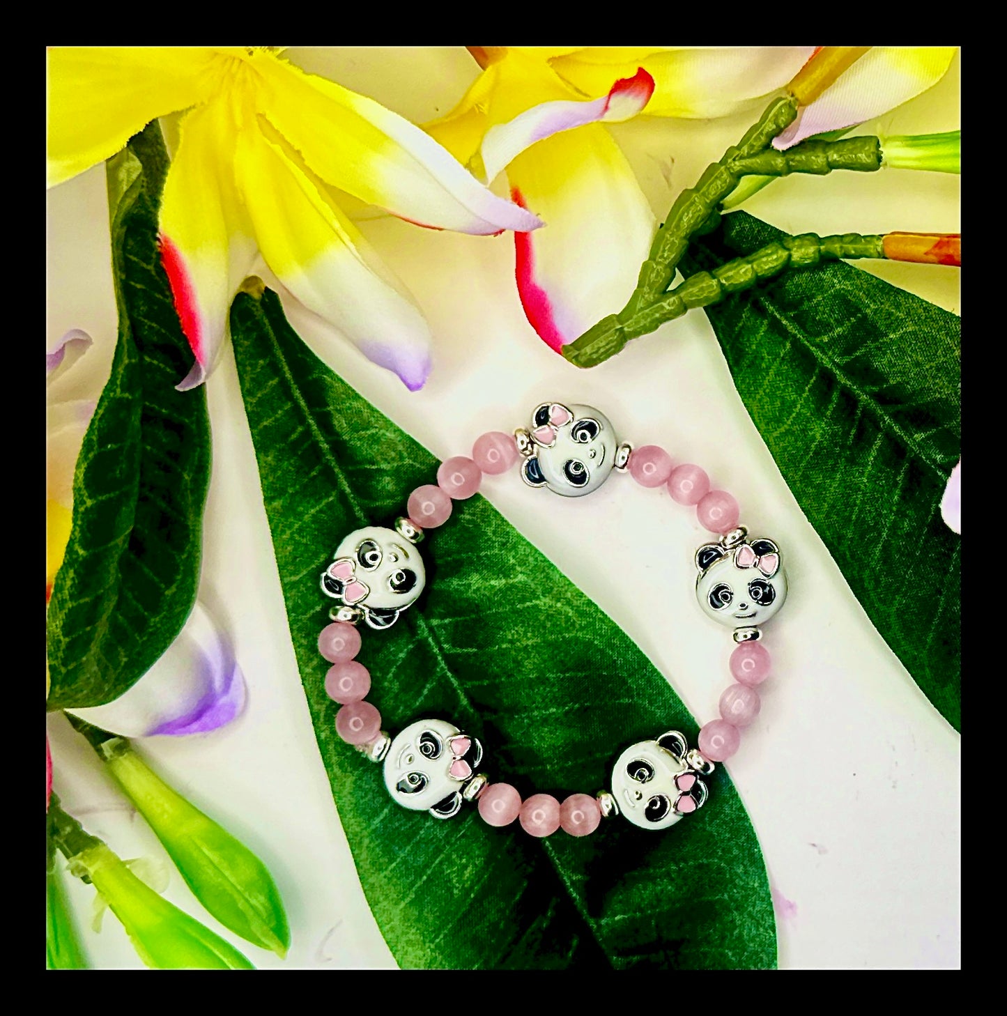✨Pink Panda Party Bracelet✨